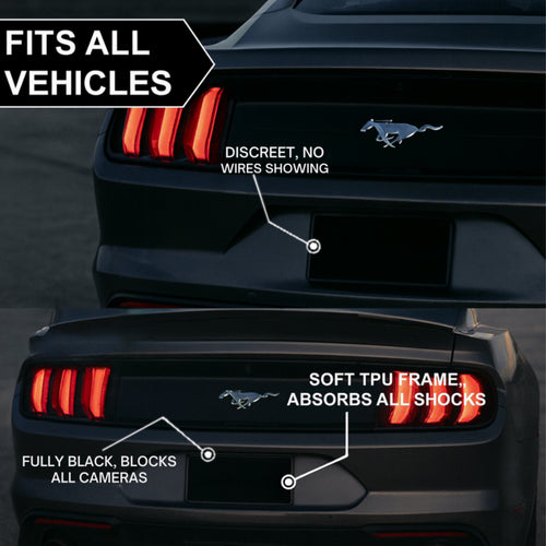 byunknxwn Vanish Plate Cover - European Car (52x11cm)